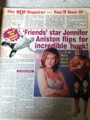 Hardcore Porn Jennifer Aniston - TIL there were rumors before that Rey Mysterio dated Jennifer Aniston :  r/SquaredCircle