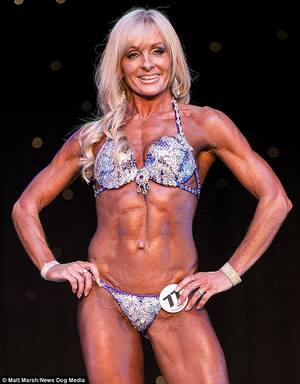 Granny Bodybuilder Porn - Rochester bodybuilding 52-year-old shows off her ripped abs proving it's  never too late | Daily Mail Online
