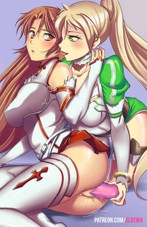 hot naked leafa asuna lesbians - SOA] Asuna & Leafa (commission) by eLoTiKa - Hentai Foundry
