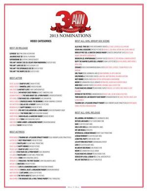 eva angelina gangbang cops - 2013 NOMINATIONS - AVN Awards