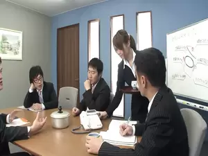 Japanese Office Threesome Porn - Japanese Threesome in the Office | xHamster