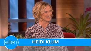 ellen pregnant sex - Pregnant Heidi Klum Gets Covered In Chocolate (Season 7) - YouTube