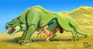 gaping pussy hentai - Leia Gaping Cunt Quest - part 3 - Dewback by Studio-Pirrate