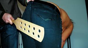 inmotion interracial spanking - spanking big booty judy