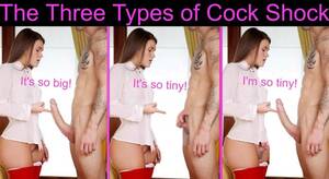 Dick Porn Captions - 3 Types of Cock Shock - Freakden