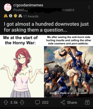 Anime Circle Jerk Porn - I've been gone for a moment. What's going on over there? : r/animecirclejerk