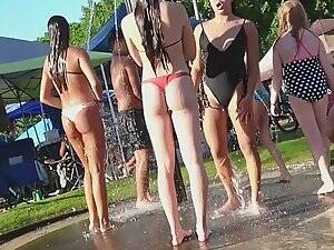 candid beach shower - beach shower Voyeur Videos