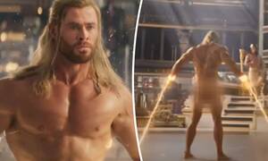 Chris Hemsworth Nude Porn - Chris Hemsworth says his racy nude scenes in Thor: Love and Thunder has  always been his dream | Daily Mail Online