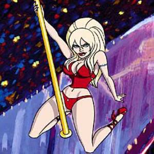 Lindsay Lohan Cartoon Porn - Stripperella