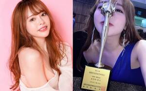 Japanese Porn Actress Asian Beauty - Korean online users react to a Japanese porn actress winning at the Korean  Culture Entertainment Awards | allkpop