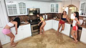 cam inside - These ladies are cooking a meal, but there's no telling what else they  might decide