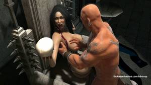 Kissing Face Cock - Crazy Barbarian fucks brunette haired whore his big dick