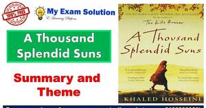 Judy Suns Porn - A Thousand Splendid Suns Summary and Theme - My Exam Solution