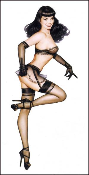 Bettie Page Pussy Open - olivia de berardinis
