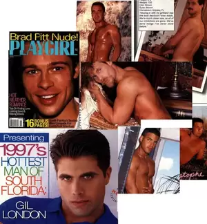 Gay Brad Pitt Porn - PLAYGIRL 8-97 BRAD Pitt Nude! Free Dvd Men Of S Florida Rocker Dude August  1997 Â£35.75 - PicClick UK