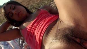 hairy pussy woman fucked - A woman with a hairy pussy is fucked on the grass very deeply - PornID XXX