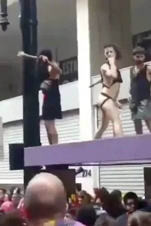 Brazilian Forced Porn - Brazilian President tweets VERY X-rated video from carnival of explicit sex  act - World News - Mirror Online