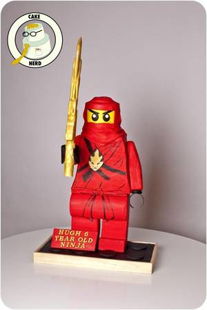 Lego Ninjago Porn Ttoys - Lego Ninja Cake by Cake Nerd, Thornbury, Victoria, Australia. You'll