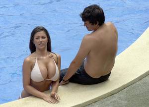 lucy pinder topless beach boobs - Lucy Pinder