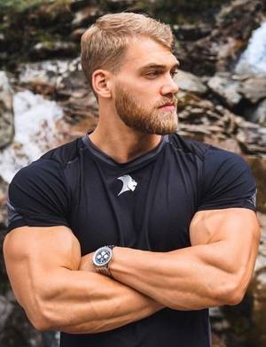Blonde Men Porn - Serious arm porn. Muscle HunksMuscle MenBlonde ...
