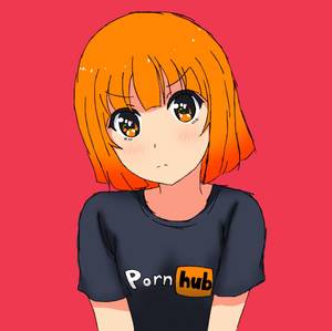 anime moe gallery - orn hub hair face red cartoon facial expression human hair color nose  yellow smile orange vertebrate