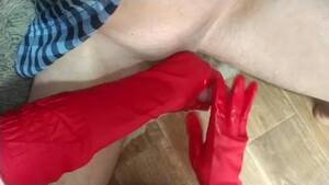 latex glove jerk off - Love4Porn.com Presents Cumming rough from my jerking off with latex gloves  pov