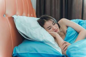 asian chicks sleeping - Premium Photo | Close up asian woman sleeptime for relaxlife of single  femaleshe tired from hard work