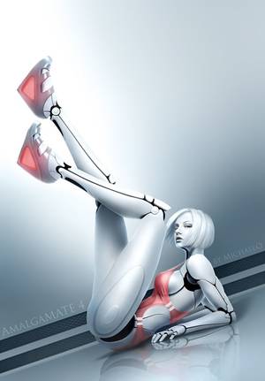 Android Girl Porn - Robot Illustrations by California based digital artist Michael Oswald.  Michael created a series of robotic structures from human beings in his  unique style ...