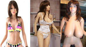 homemade foam sex doll cuddle - Left to Right: Silicone Doll, TPE Doll, Rubber Doll