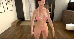 Douche Demonstration Porn - ... La Douche - Sexy Babe in the Shower Simulator ZnelArts cgi girl vr porn  game vrporn