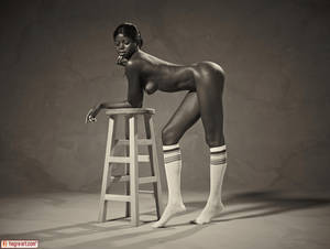 nude athletic big tits black - JPG Ebony ...