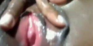 black chick wet - Sexy ass black girl strokes her wet pussy - Tnaflix.com