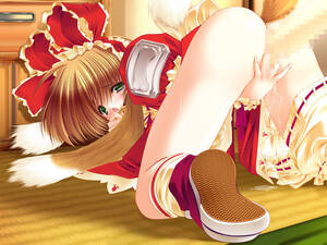 Anime Cat Girl Pussy - Hot cat girl sex slave finger fucks her tight wet pussy in public -  Pichunter