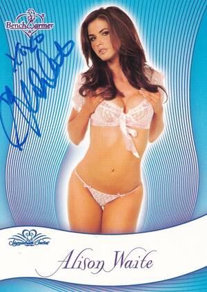 Alison Waite Porn - Alison Waite Signed 2010 Bench Warmer Signature Series Card 79 Playboy  Autograph | eBay