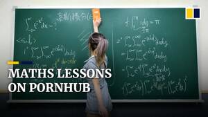 Math Teacher Porn Animated - Making maths sexy: Taiwanese teacher puts hardcore calculus classes on  Pornhub - YouTube