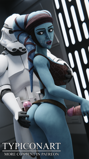 Cosplay Star Wars Aayla Porn - Aayla Secura and her company. (Typiconart) [Star Wars] : r/SFMCompileClub