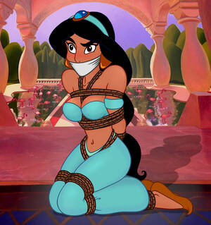 jasmine cartoon bondage - Princess Jasmine In Bondage â€“ Fan Art Bondage | GagTheGirl