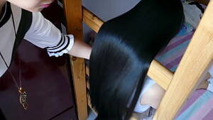 ebony hair cum - Free Long Hair Job Porn | PornKai.com