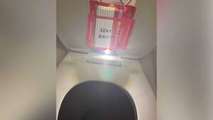 Family Toilet Captions Porn - Girl found hidden camera in airplane bathroom during Boston-bound flight,  family says