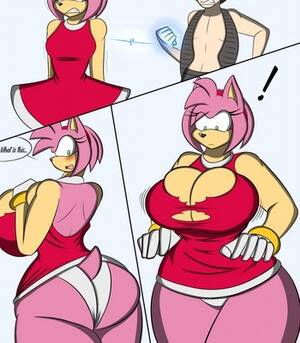 Amy Rose Breast Expansion Porn - Amy Inflation Cartoon Comic - HD Porn Comix
