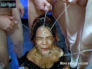 Bukkake Piss Porn - Black Bitch Enjoys Piss Bukkake