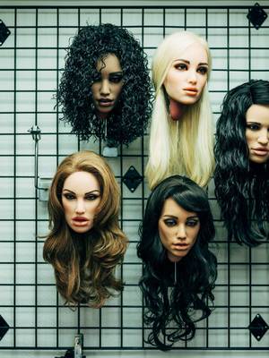 3d Toddler Sex Games - Different heads in the lobby of Realbotix. Credit Graham Walzer for The New  York Times