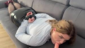 naughty secretary tied - Office Secretary is Tied up with Leather Ties and Suck Dildos - Pornhub.com