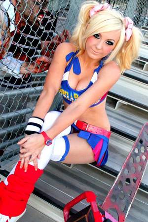 Lollipop Chainsaw Sex Feet - very beautiful, woman, the most beautiful, beautiful scenery, Popular  cosplayer Jessica Nigri won the Search for Juliet contest- Lollipop chainsaw