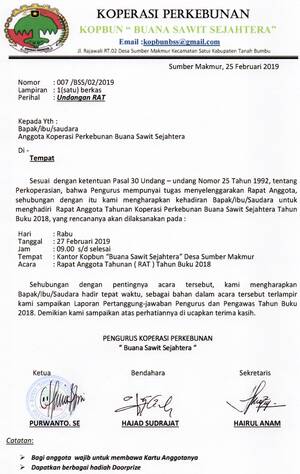 Cute Toddlercon Porn - Rapat Anggota Tahunan 2018 (Undangan) - \