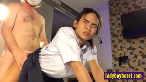 asian ladyboy ploy - Cute Asian ladyboy Ploy sucked big hard cock before hardcore ass fucking -  XVIDEOS.COM