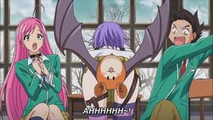 Anime Rosario Vampire Porn - Moka and Tsukune are shocked as well.