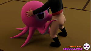 japan cartoon blowjob - Ninja and OctoGirl Octopus Japanese 3D Hentai t. Cartoon blowjob - Anime XXX