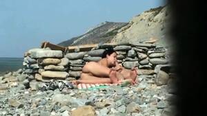 beach pussyfucking - Hot Milf Caught Enjoying A Hard Pussy Fucking On The Beach Video at Porn Lib