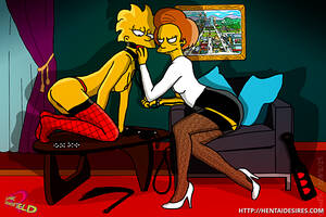 Lisa Love Bart Simpson Porn - Lisa Simpson and Ms. Krabappel are about to have some mistress-slavegirl  fun in officeâ€¦ â€“ Simpsons Hentai